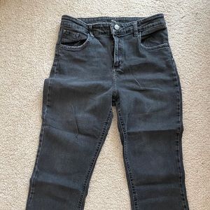 BDG Denim Black Frayed Hem Jeans High Rise